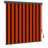 Vidaxl rolgordijn voor buiten 160x250 cm oranje en bruin