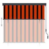 Vidaxl rolgordijn voor buiten 160x250 cm oranje en bruin