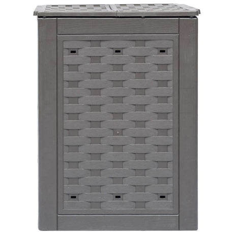 Vidaxx Kompostbehälter 3 Stück 900 l 60x60x83 cm Kunststoff Rattan braun