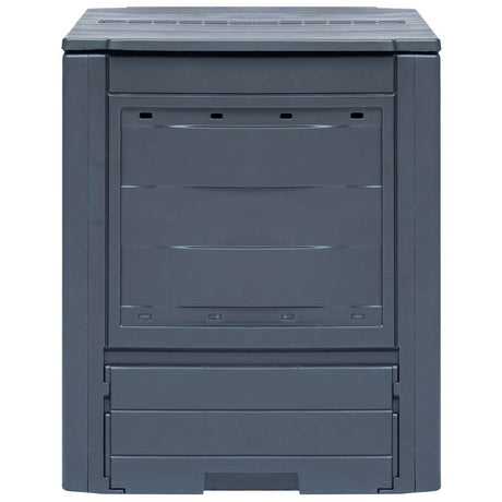 VIDAXL -Kompost -Bins 2 PCs 520 L 60x60x73 cm Grau