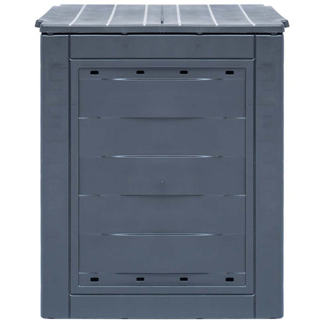 Vidaxx Kompostbehälter 2 Stück 520 l 60x60x73 cm grau