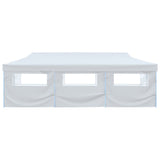 Vidaxl Partytent Popup mit 8 Seitenwänden 3x9 m Weiß