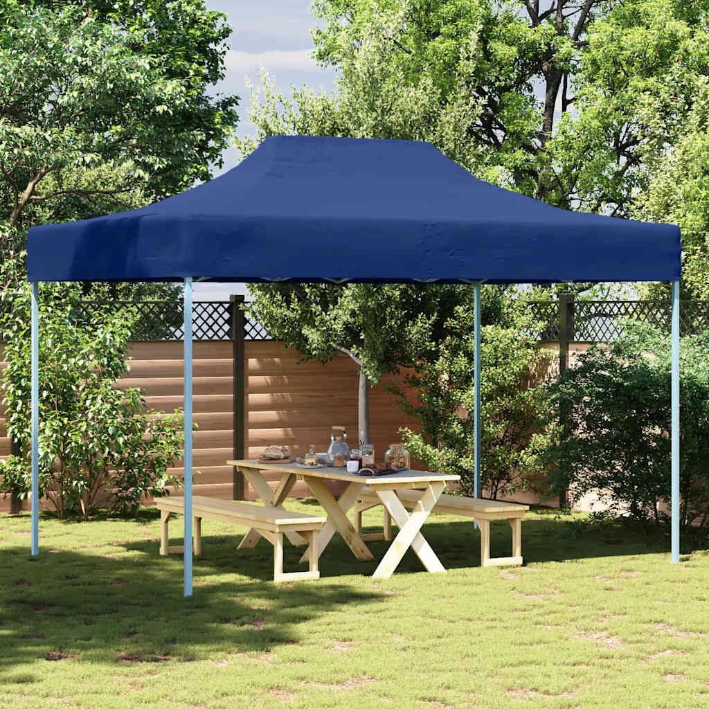 Vidaxl Partytent faltbar 3x4 m Stahlblau