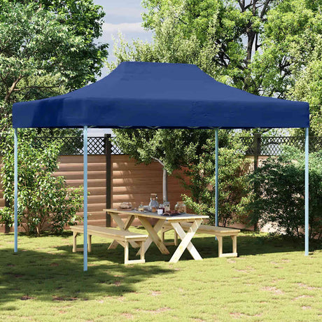 Vidaxl Partytent faltbar 3x4 m Stahlblau