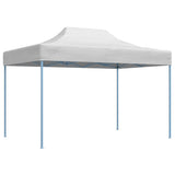 Vidaxl Partytent faltbar 3x4 m Stahlweiß
