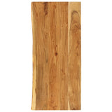 Vidaxx Waschtischplatte 140x52x2,5 cm massives Akazienholz