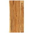 Vidaxx Waschtischplatte 140x52x3,8 cm massives Akazienholz