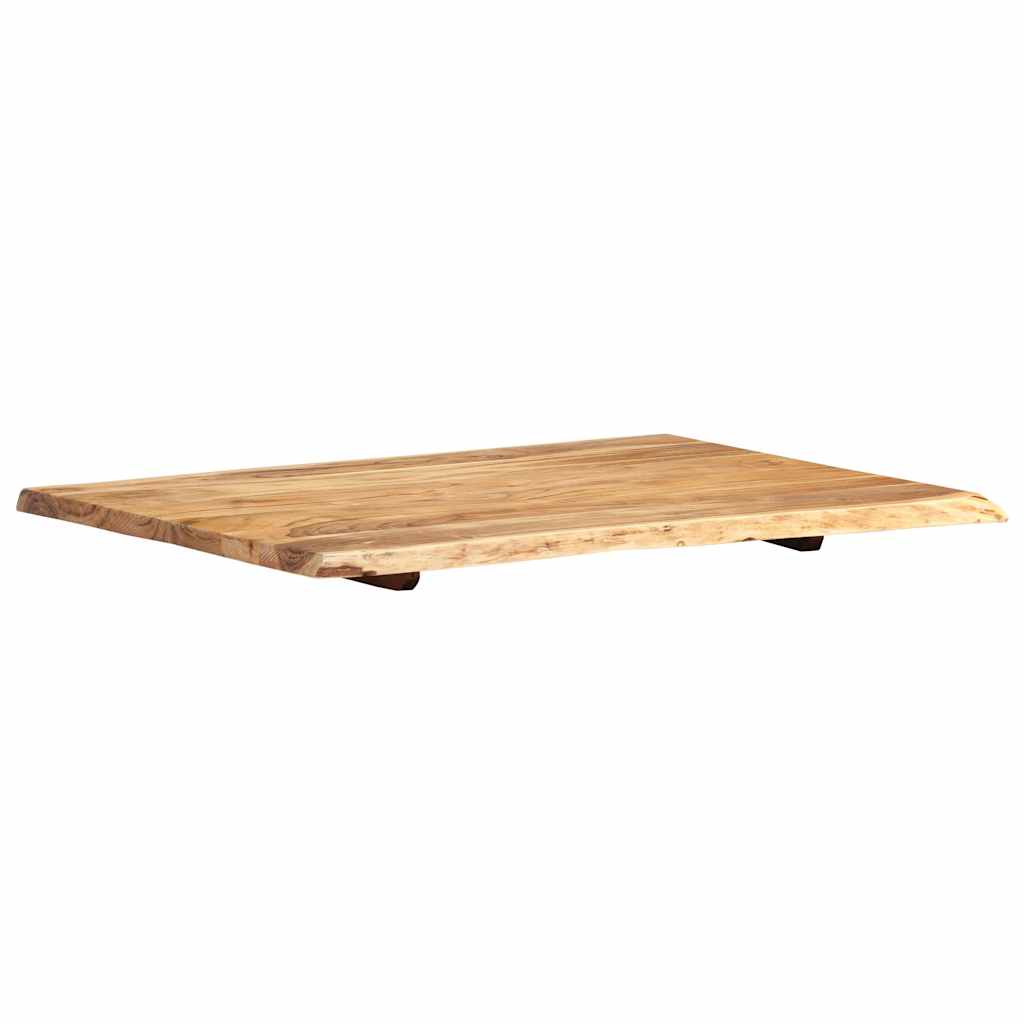 Vidaxl tafelblad 80x(50-60)x2,5 cm massief acaciahout