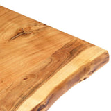 Vidaxl tafelblad 100x(50-60)x3,8 cm massief acaciahout