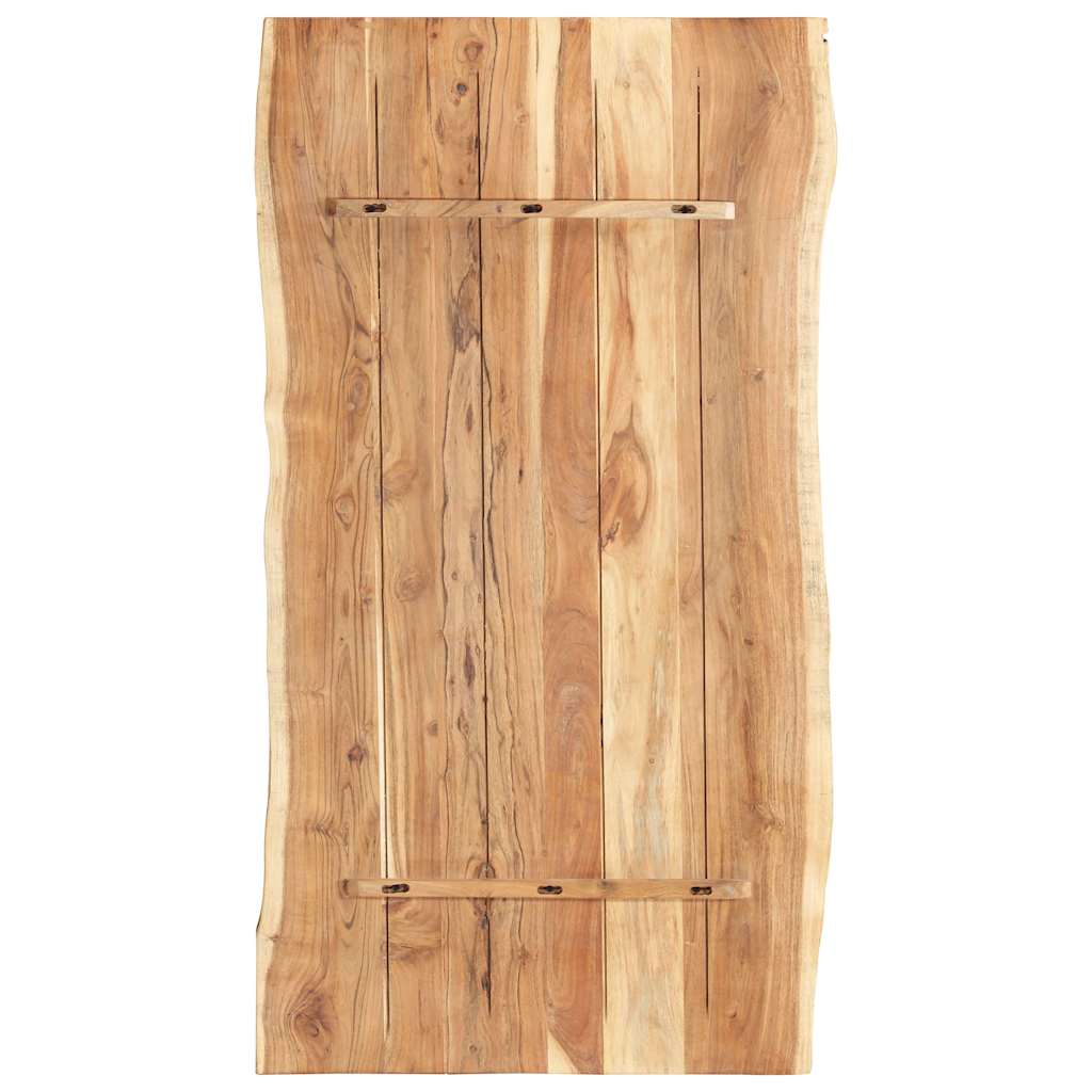 Vidaxl tafelblad 118x(50-60)x3,8 cm massief acaciahout