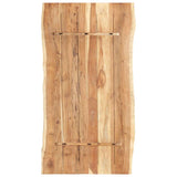 Vidaxl tafelblad 118x(50-60)x3,8 cm massief acaciahout
