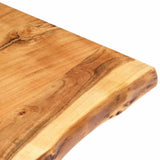 Vidaxl tafelblad 118x(50-60)x3,8 cm massief acaciahout