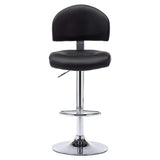 Vidaxl barstoelen 2 st kunstleer zwart