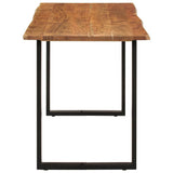 Vidaxl eettafel 140x70x76 cm massief acaciahout