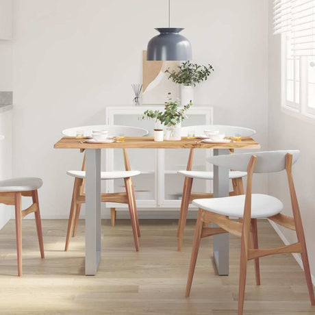Vidaxl eettafel 118x58x76 cm massief acaciahout
