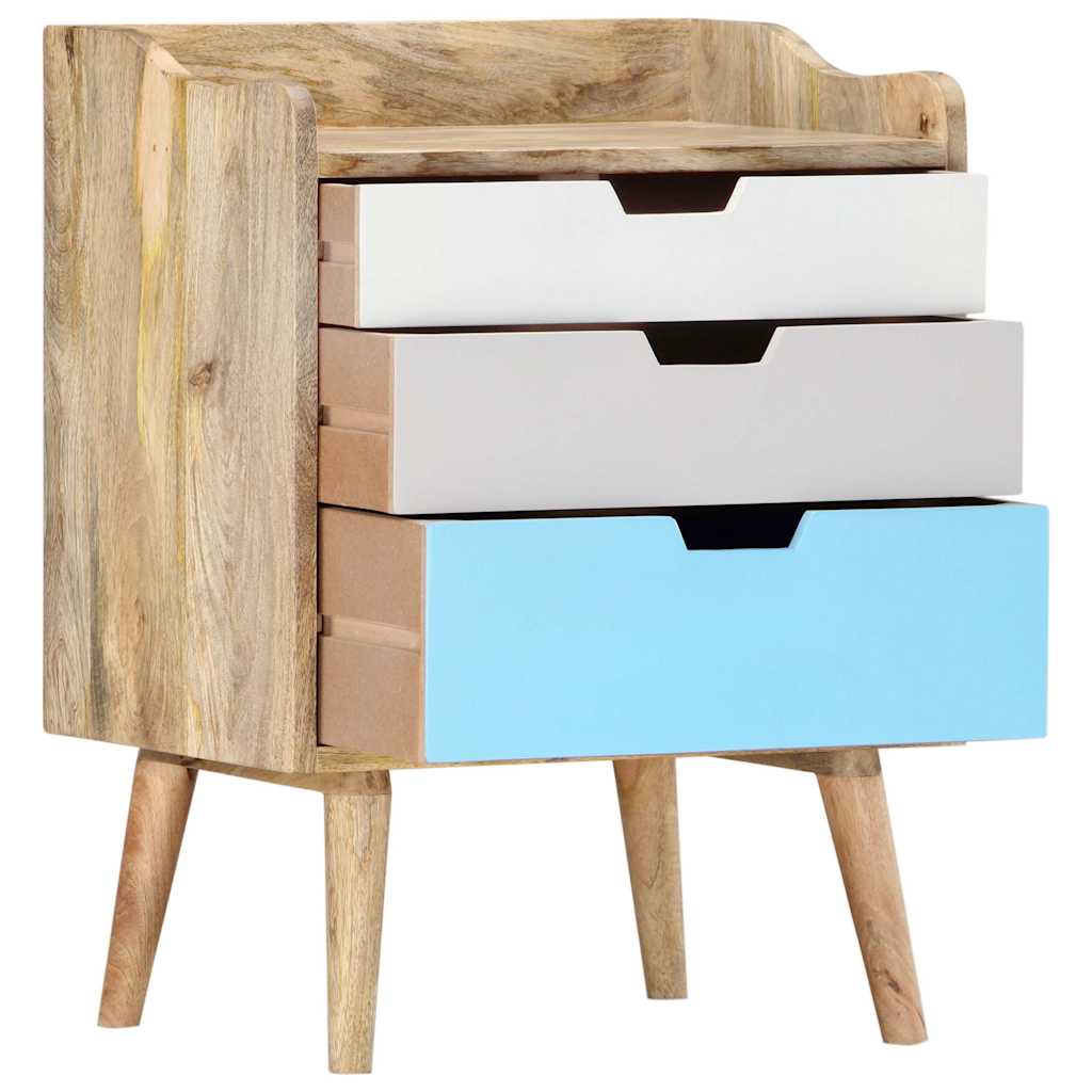 Vidaxl nachtkastje 47x35x63 cm massief mangohout
