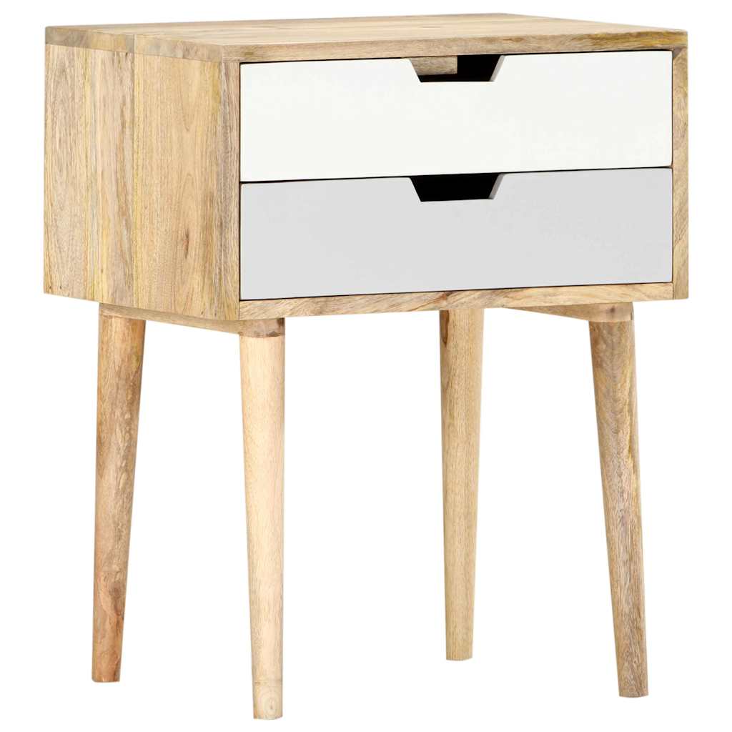 Vidaxl nachtkastje 47x35x59 cm massief mangohout