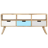 Vidaxl tv-meubel 110x35x48 cm massief mangohout