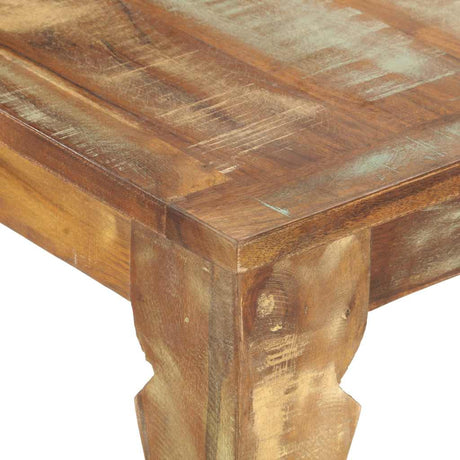 Vidaxl eettafel 140x70x76 cm massief gerecycled hout
