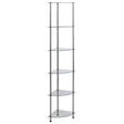 Vidaxl kastje 6-laags 30x30x160 cm gehard glas transparant