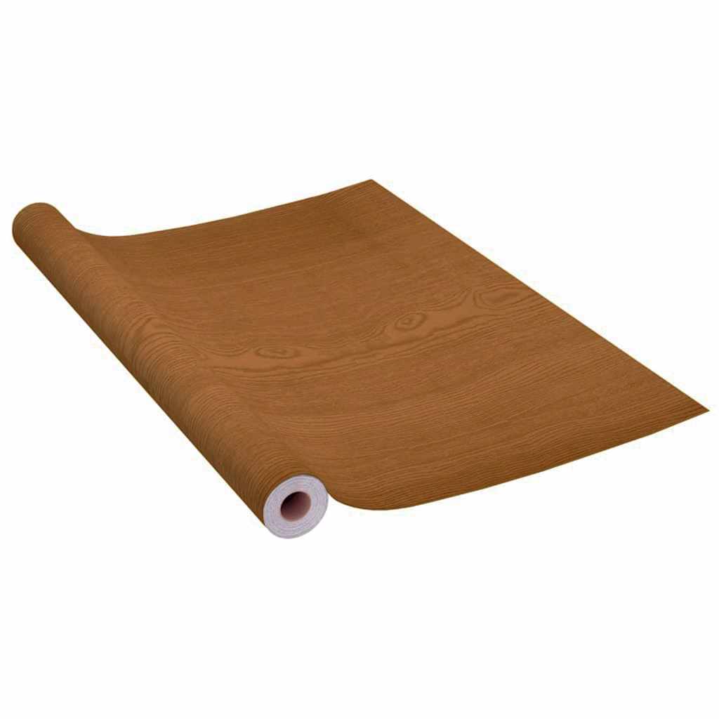 VIDAXL -Möbelöl selbst -adhäsiv 500 x 90 cm PVC Light Eiche -Colored