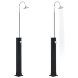 Vidaxl Solardouche 20 L 214 cm Schwarz