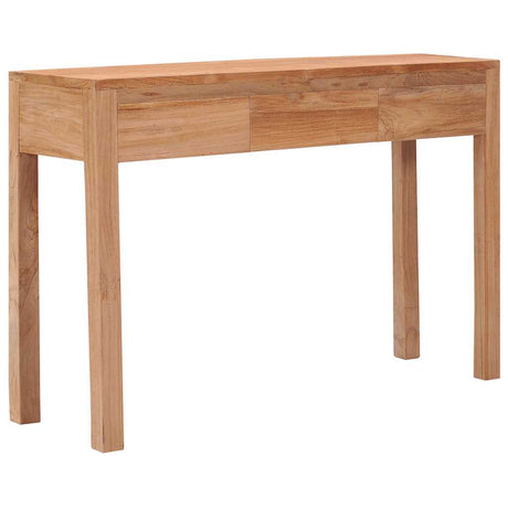 Vidaxl wandtafel 110x35x75 cm massief teakhout