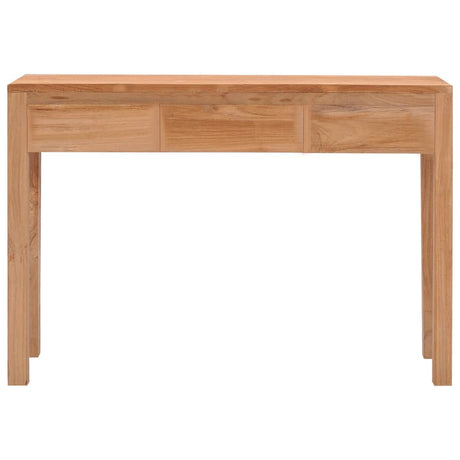 Vidaxl wandtafel 110x35x75 cm massief teakhout