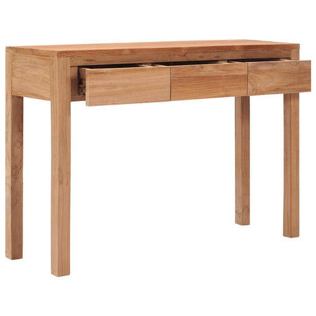 Vidaxl wandtafel 110x35x75 cm massief teakhout