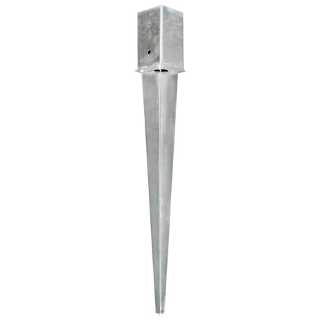 Vidaxx Erdnägel 12 Stück 8x8x76 cm verzinkter Stahl silberfarben