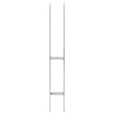 Vidaxl gemahlene Anker 2 PCs 7x6x60 cm verzinkter Stahl Silber gefärbt
