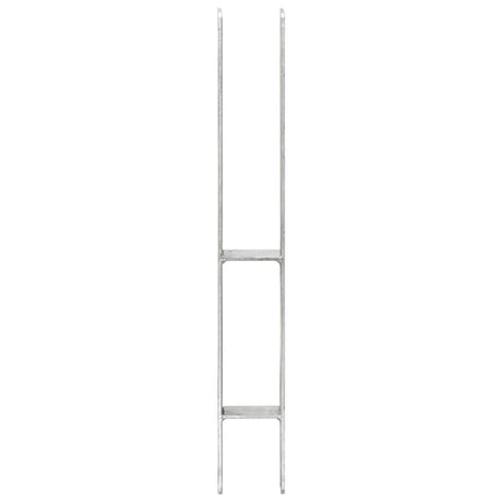 Vidaxl gemahlene Anker 6 Stcs 7x6x60 cm verzinkter Stahl Silberfarben