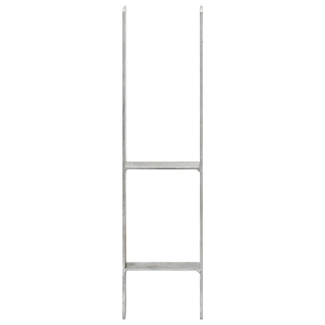 Vidaxl gemahlene Anker 6 ST 14x6x60 cm verzinkter Stahl Silberfarben