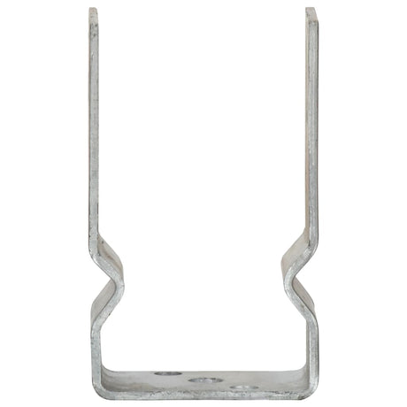 Vidaxl grondankers 12 st 8x6x15 cm gegalvaniseerd staal zilverkleurig