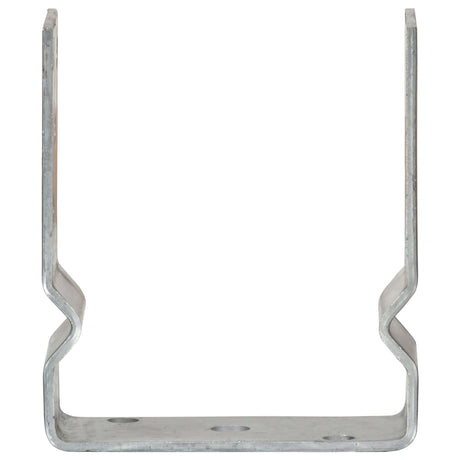 Vidaxl grondankers 12 st 12x6x15 cm gegalvaniseerd staal zilverkleurig