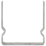 Vidaxl gemahlene Anker 2 ST 14x6x15 cm verzinkter Stahl Silber gefärbt
