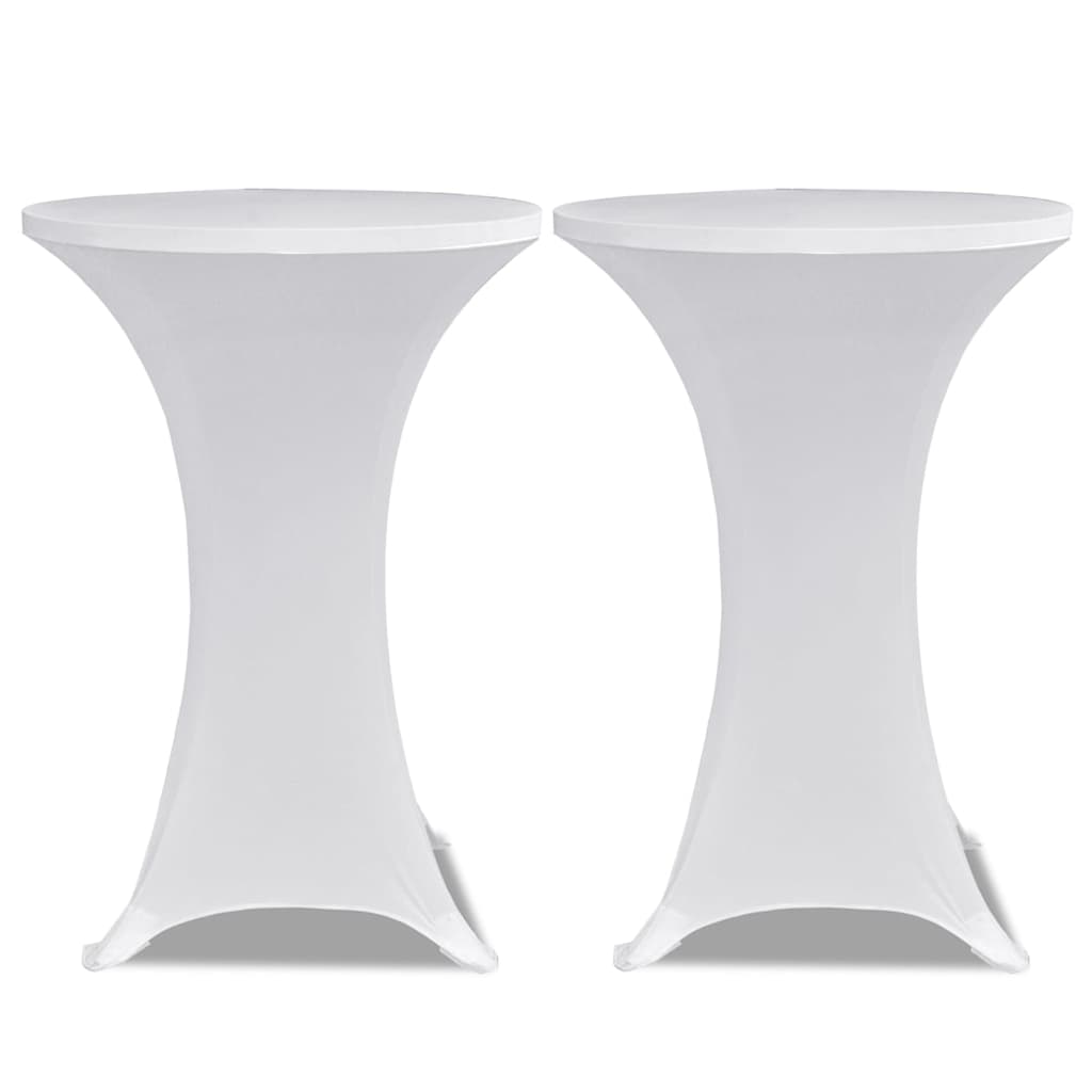 Vidaxx Stehtischhusse 4 Stk. Stretch ø60 cm weiß
