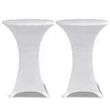 Vidaxx Stehtischhusse 4 Stk. Stretch ø60 cm weiß