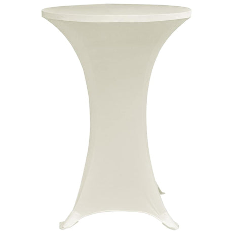 Vidaxx Stehtischhusse 4 Stk. Stretch ø80 cm creme