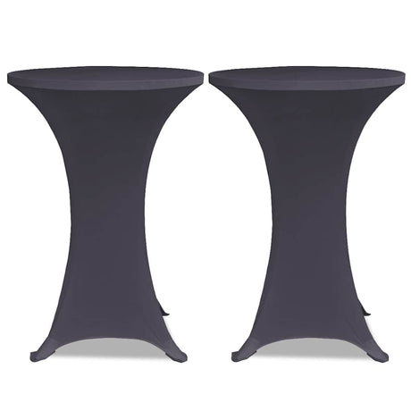 Vidaxx Tischdecke Stretch 4 Stk. 70 cm Anthrazit