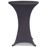 Vidaxx Tischdecke Stretch 4 Stk. 80 cm Anthrazit