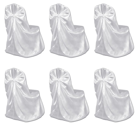 Vidaxl Stuhl Cover für Hochzeit 12 St. Weiß