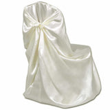 VidaXL Stuhlhusse für Hochzeit, 12 Stück, Creme