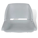 Vidaxx Bootsstühle 2 Stück klappbare Rückenlehne 41x51x48 cm grau