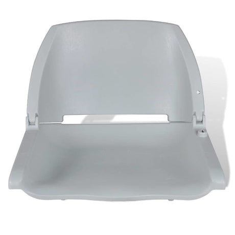 Vidaxx Bootsstühle 2 Stück klappbare Rückenlehne 41x51x48 cm grau