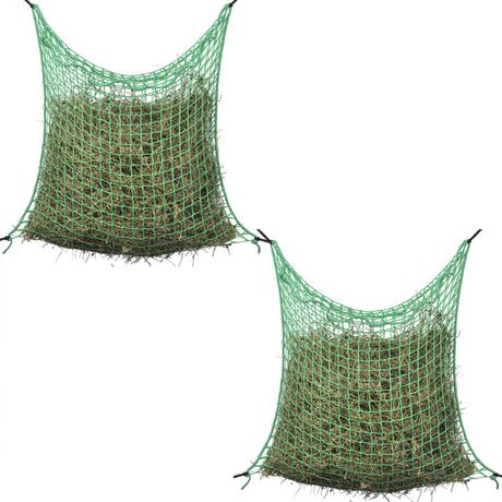 Vidaxxl Heunetze 4 Stück quadratisch 0,9x1,5 m PP