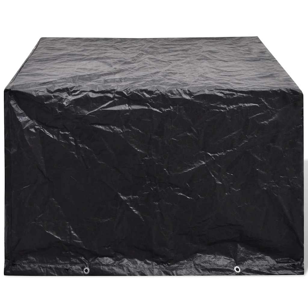 Vidaxl tuinmeubelhoezen poly rattan 2 st 4-persoons 113x113 cm