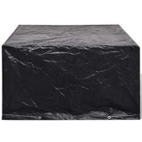 Vidaxl tuinmeubelhoezen poly rattan 2 st 6-persoons 172x113 cm