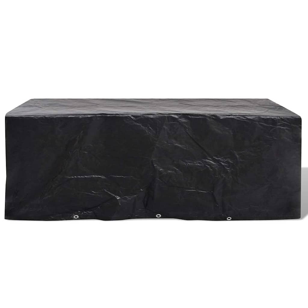 Vidaxl tuinmeubelhoezen poly rattan 2 st 8-persoons 229x113 cm