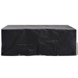 Vidaxl tuinmeubelhoezen poly rattan 2 st 8-persoons 229x113 cm